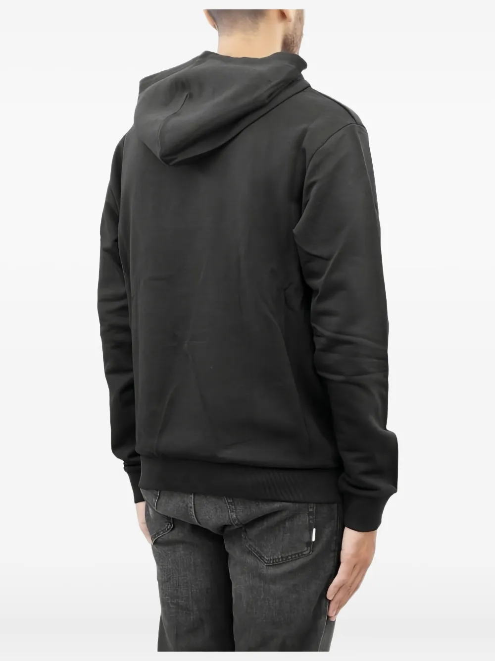 John Richmond Hoodie met X-logo Zwart