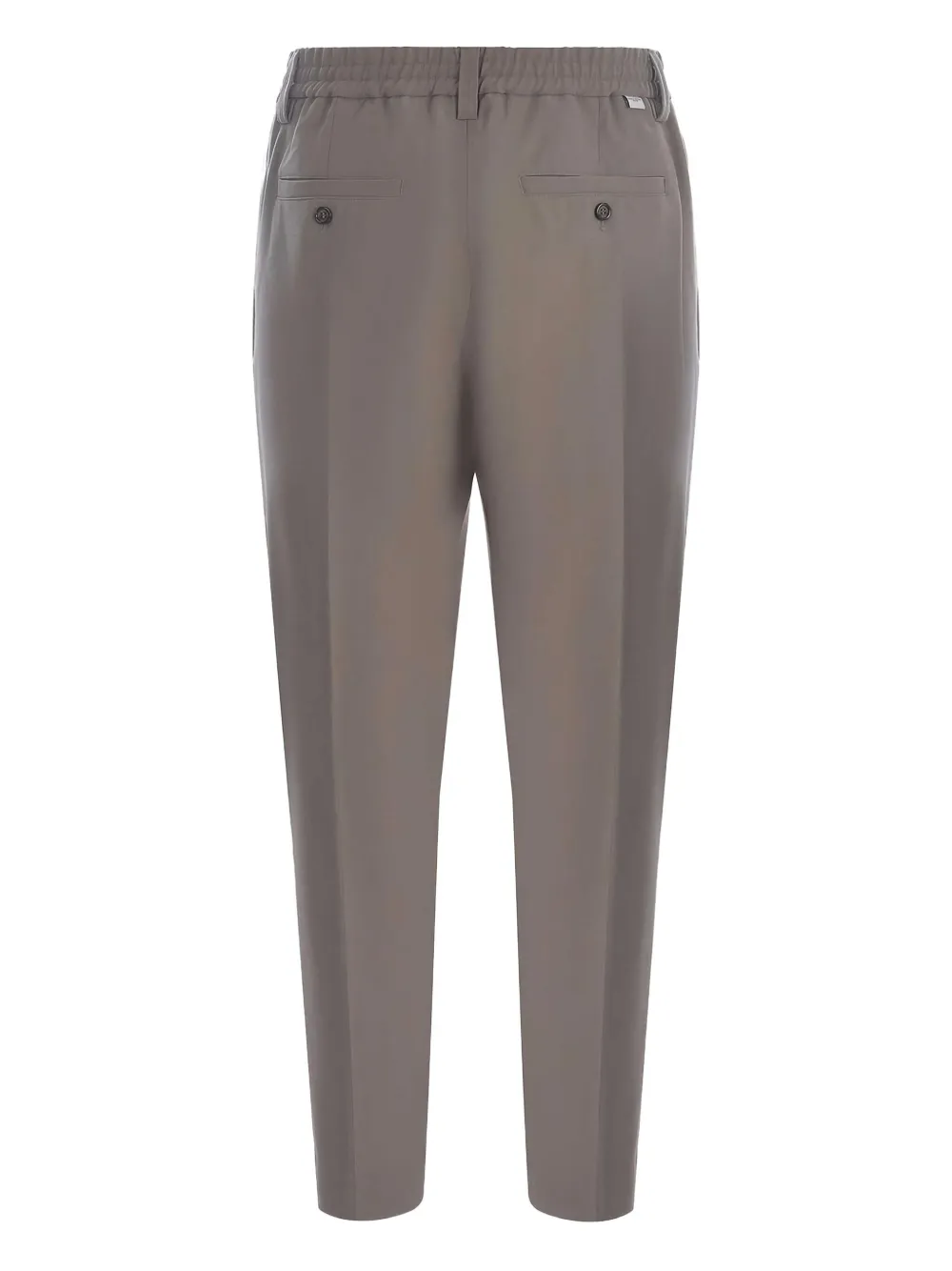 Paolo Pecora pleated drawstring trousers - Grijs