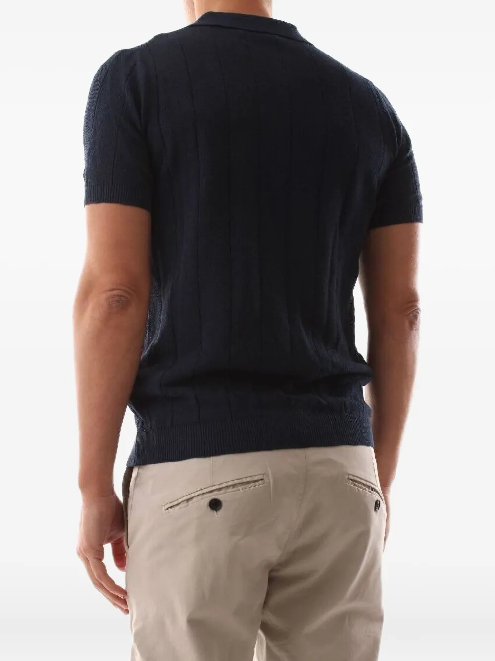 Jeordie's Ribbed T-shirt In Blue