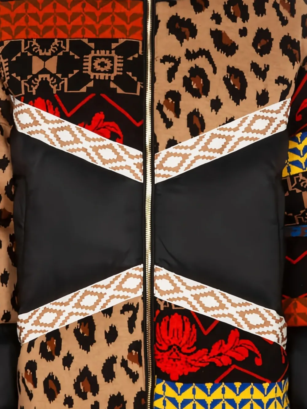 Akep patchwork leopard print jacket | Down Jackets | Image 2