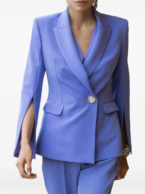 Hanita embellished split-sleeve blazer