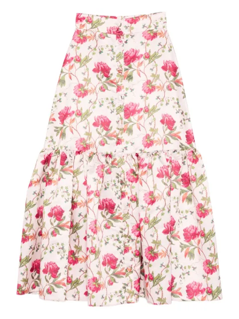 GIADA CURTI — floral-print skirt