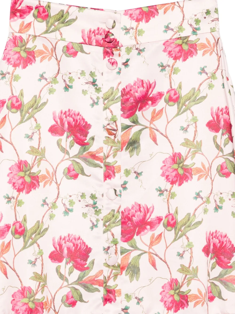  Giada Curti Floral-print Skirt - Neutrals 
