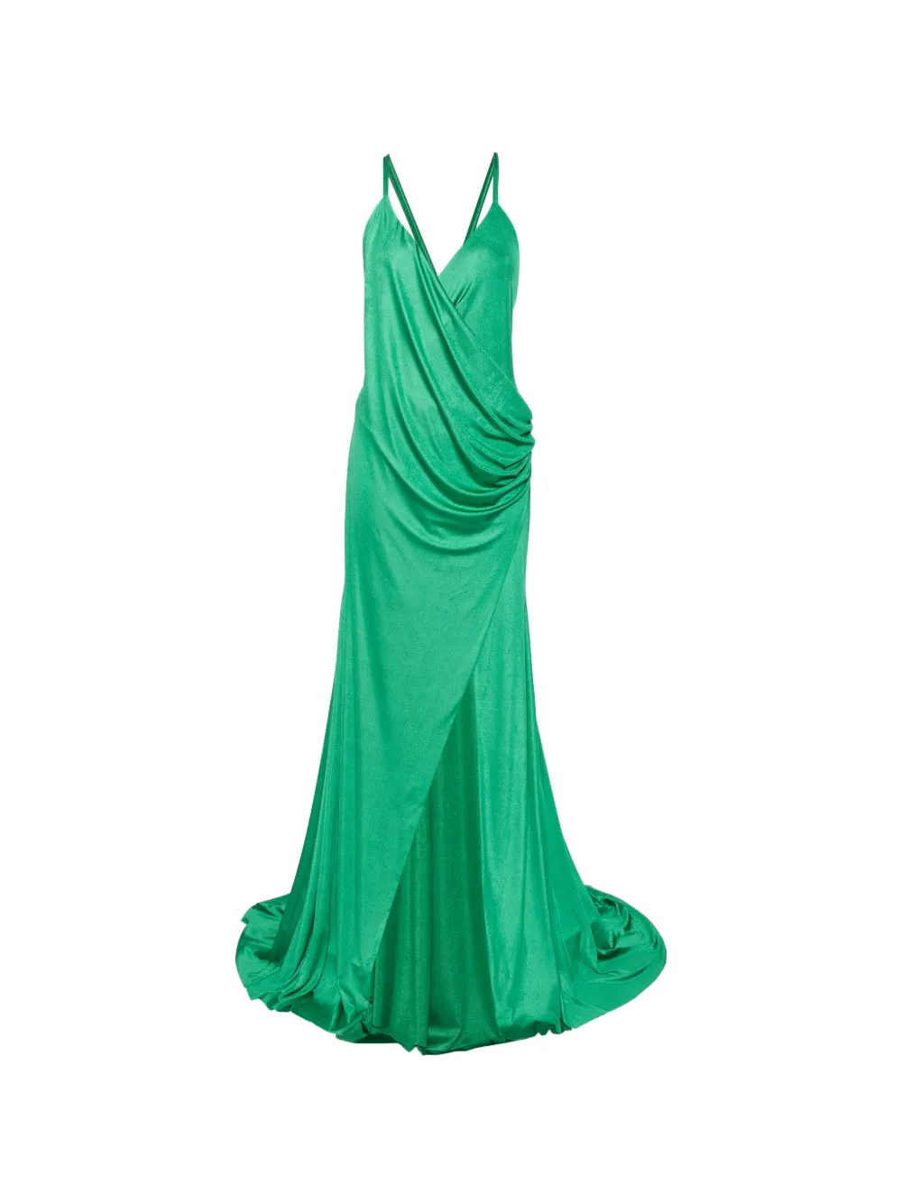 ALESSANDRO LEGORA one-shoulder crystal-embellished dress