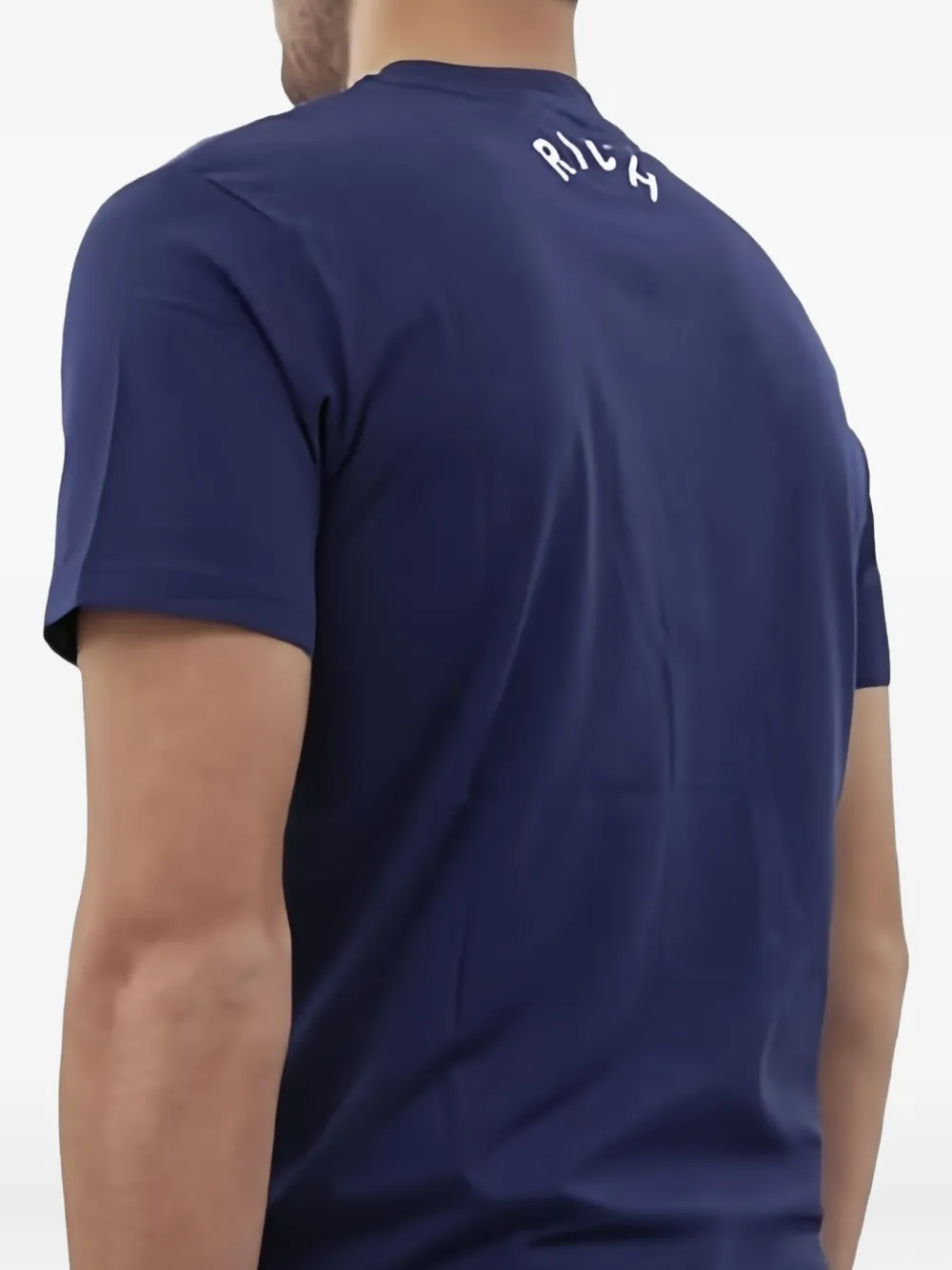 John Richmond logo-print T-shirt - Blauw