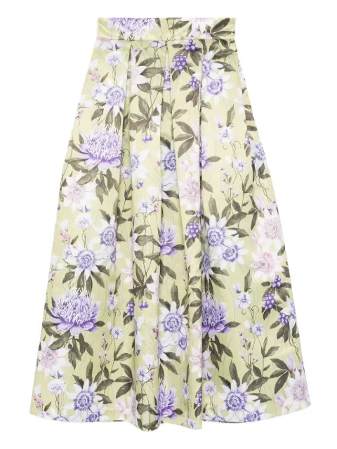 GIADA CURTI — floral-printpleated skirt