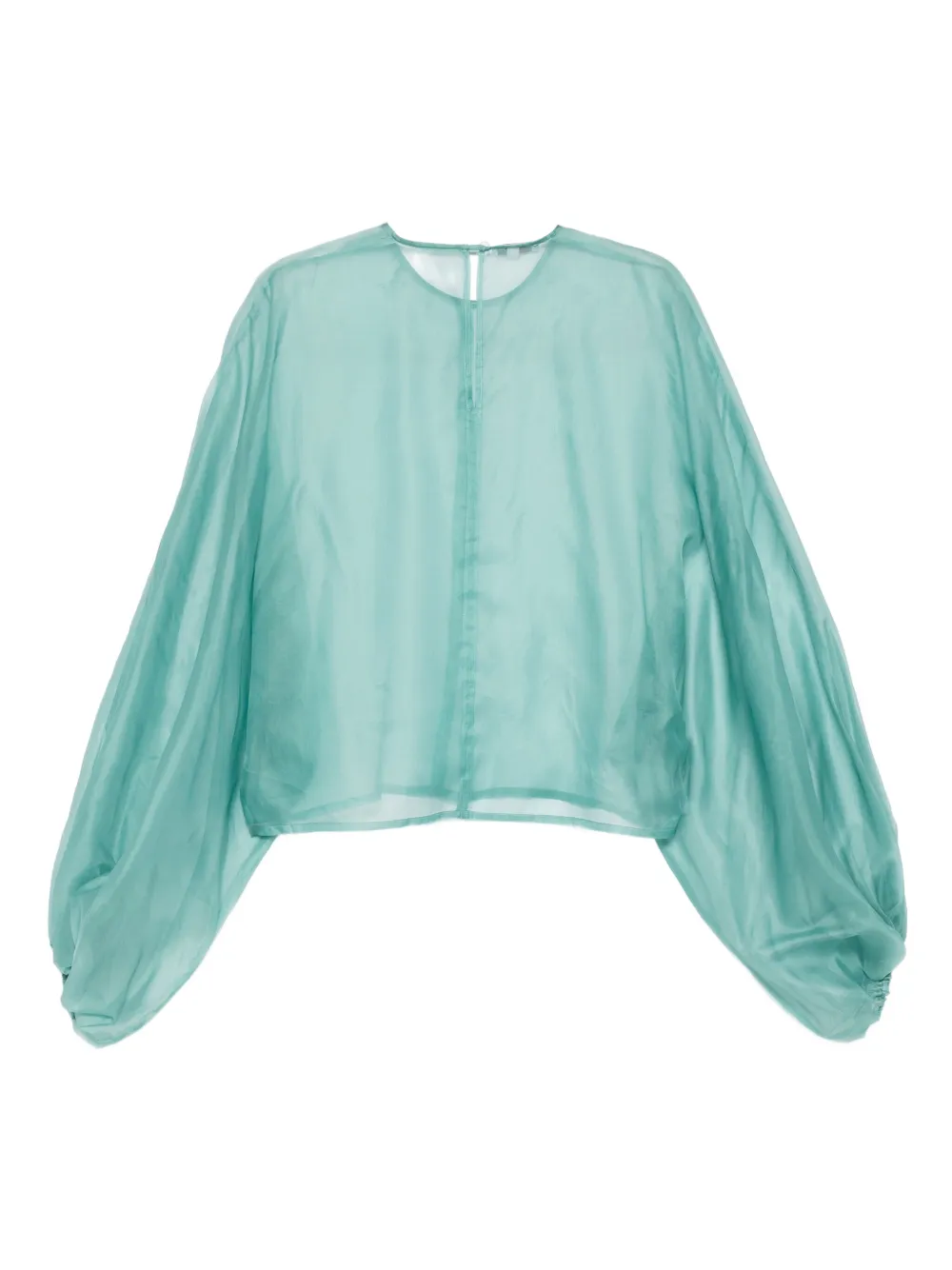  Giada Curti Balloon-sleeve Top - Green 