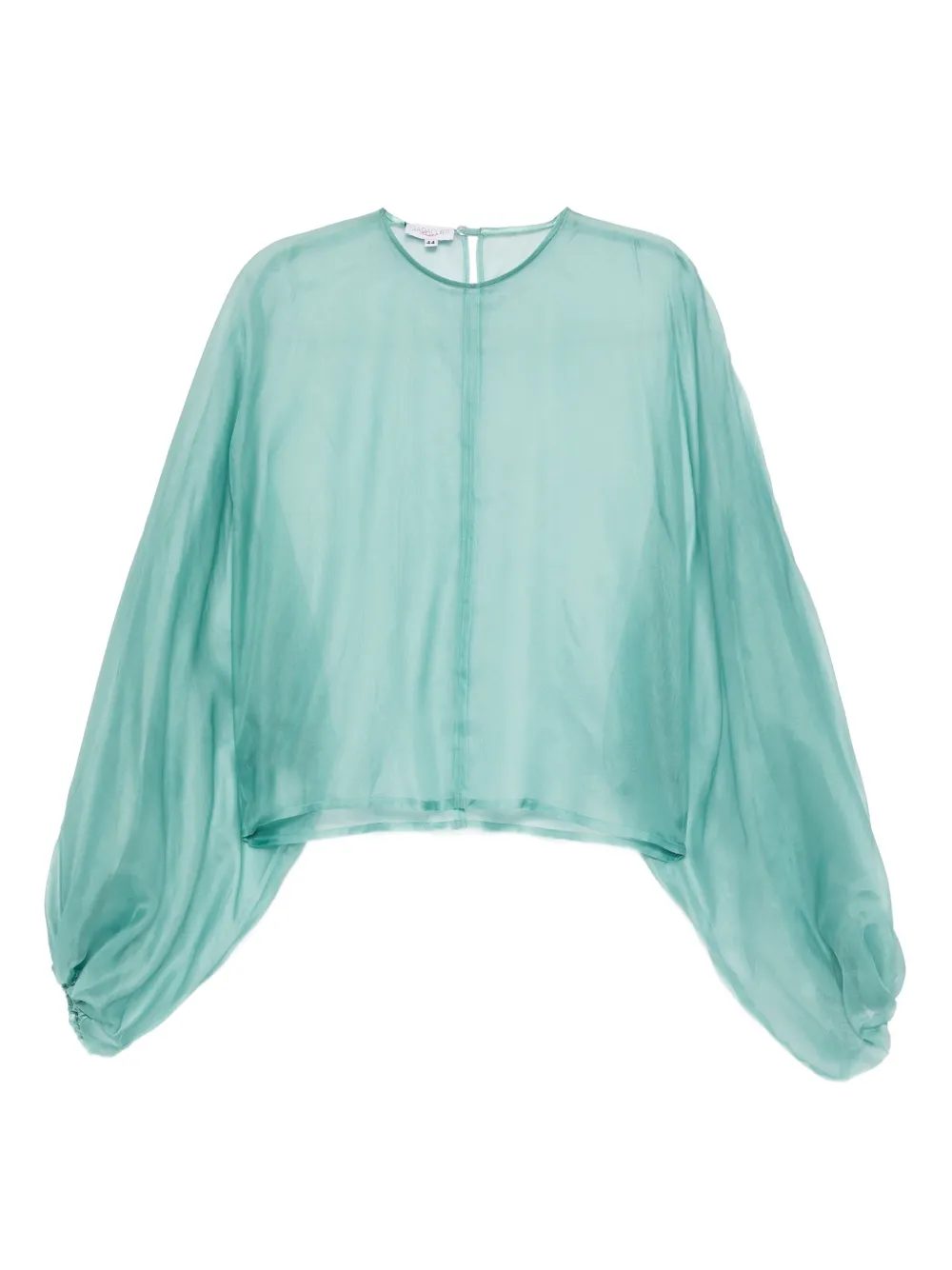 GIADA CURTI Top con maniche a palloncino - Verde