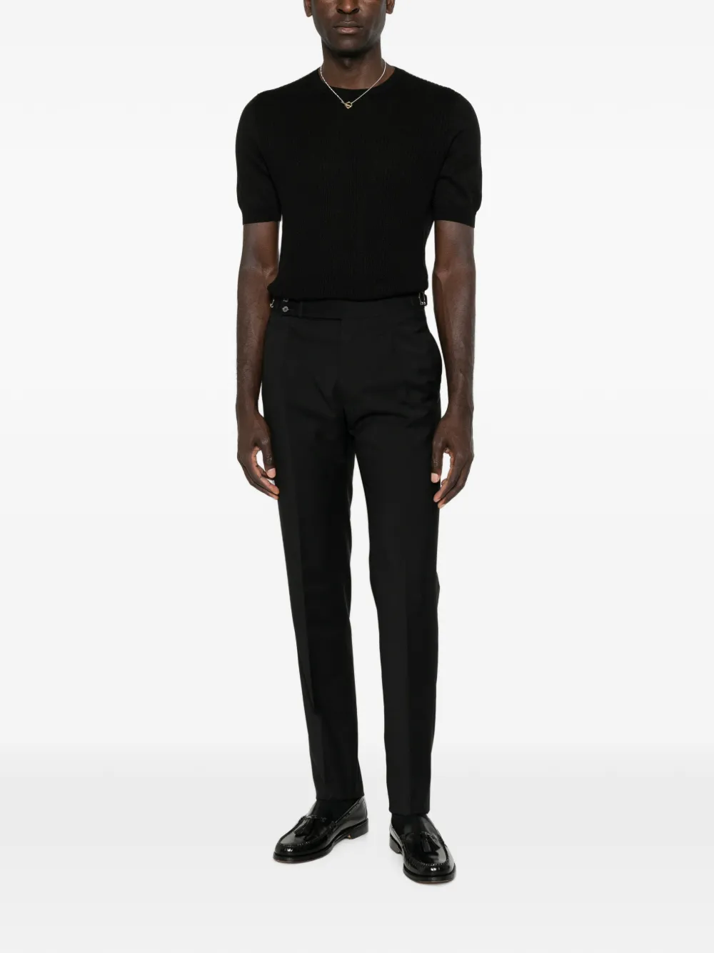 Tagliatore T-shirt met ronde hals Zwart