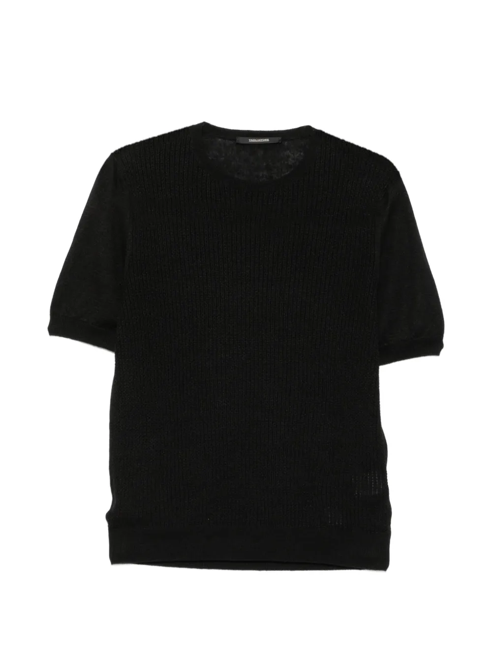 Tagliatore T-Shirt mit rundem Ausschnitt - Schwarz