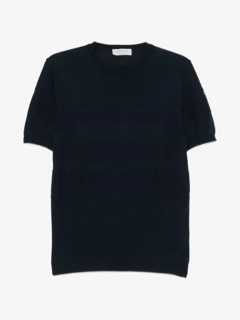 Jeordie's playera manga corta con rayas estampadas