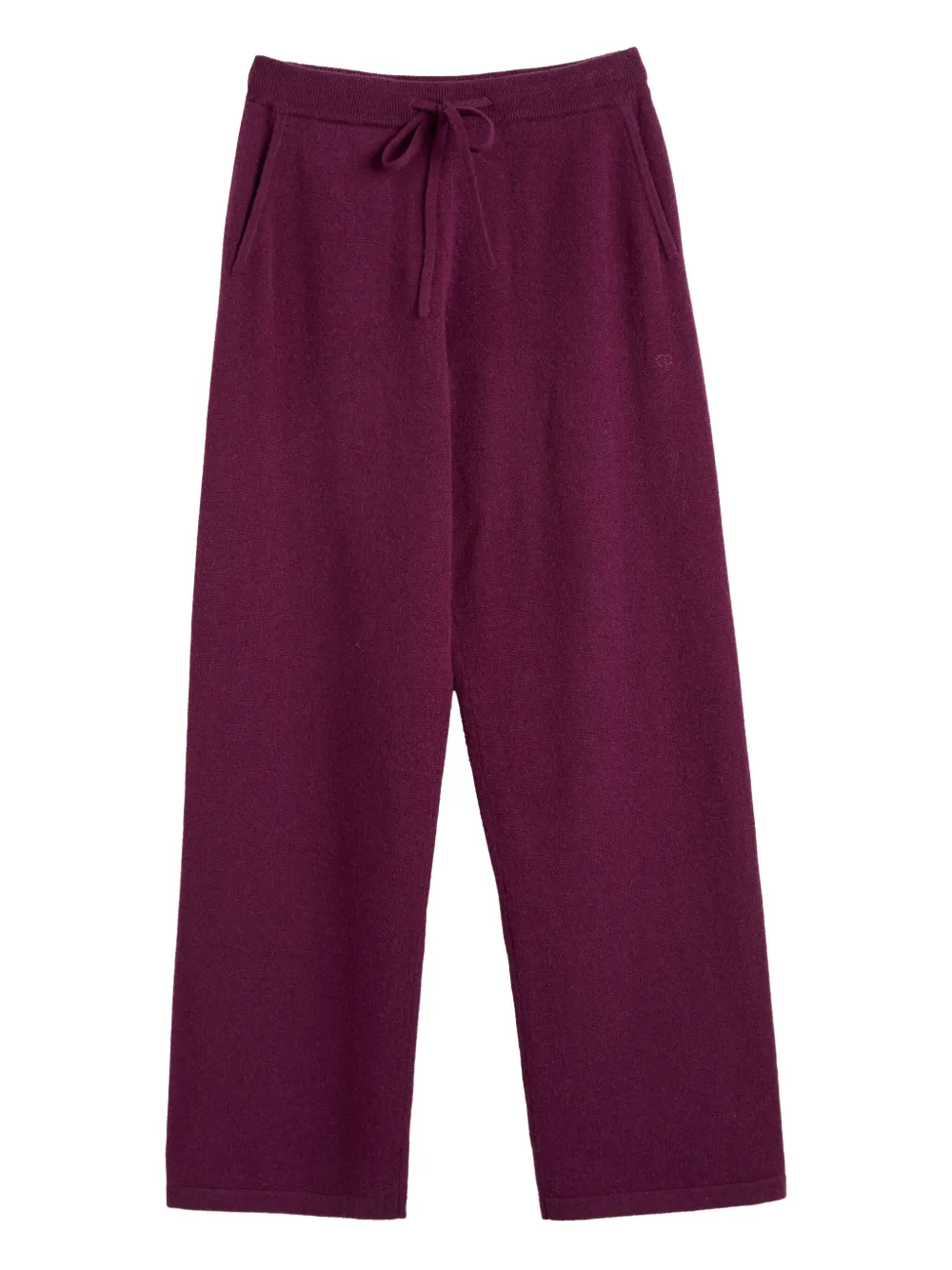 Chinti & Parker Knitted Straight Trousers In Purple