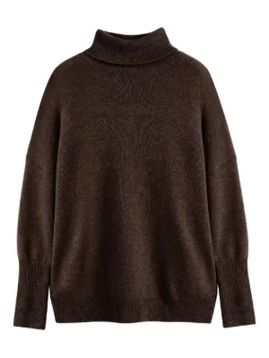 70S Cashmere by Pringle カシミヤニット ブラウン Pringle Of Scotland Turtleneck Cashmere Sweater | Green | FARFETCH