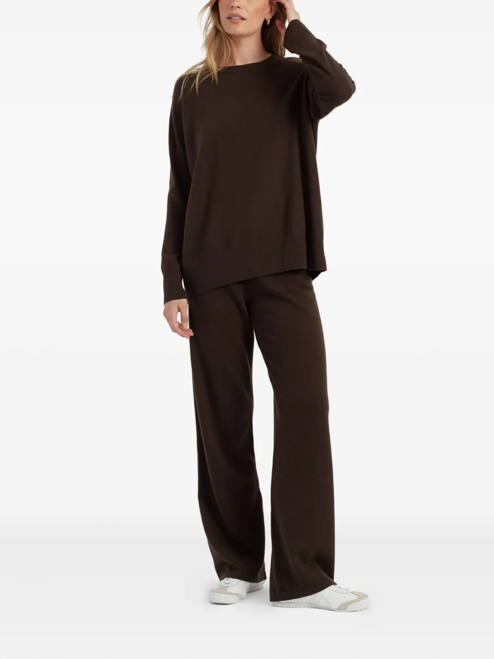 Chinti & Parker Round-neck Sweater In Brown