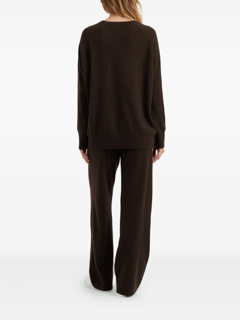 Chinti & Parker Round-neck Sweater In Brown