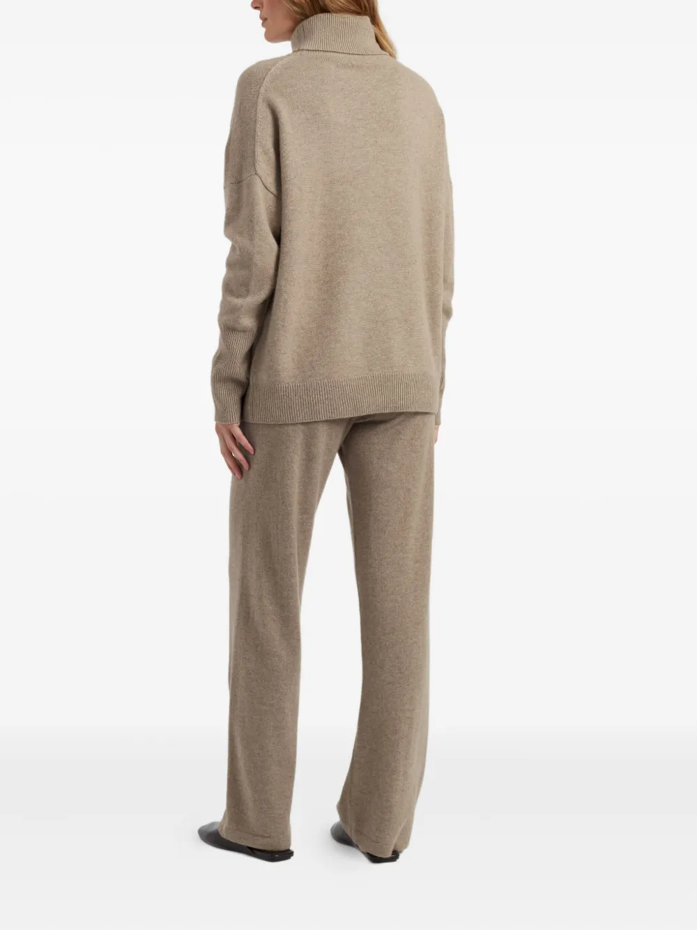 Chinti & Parker Turtleneck Sweater In Brown