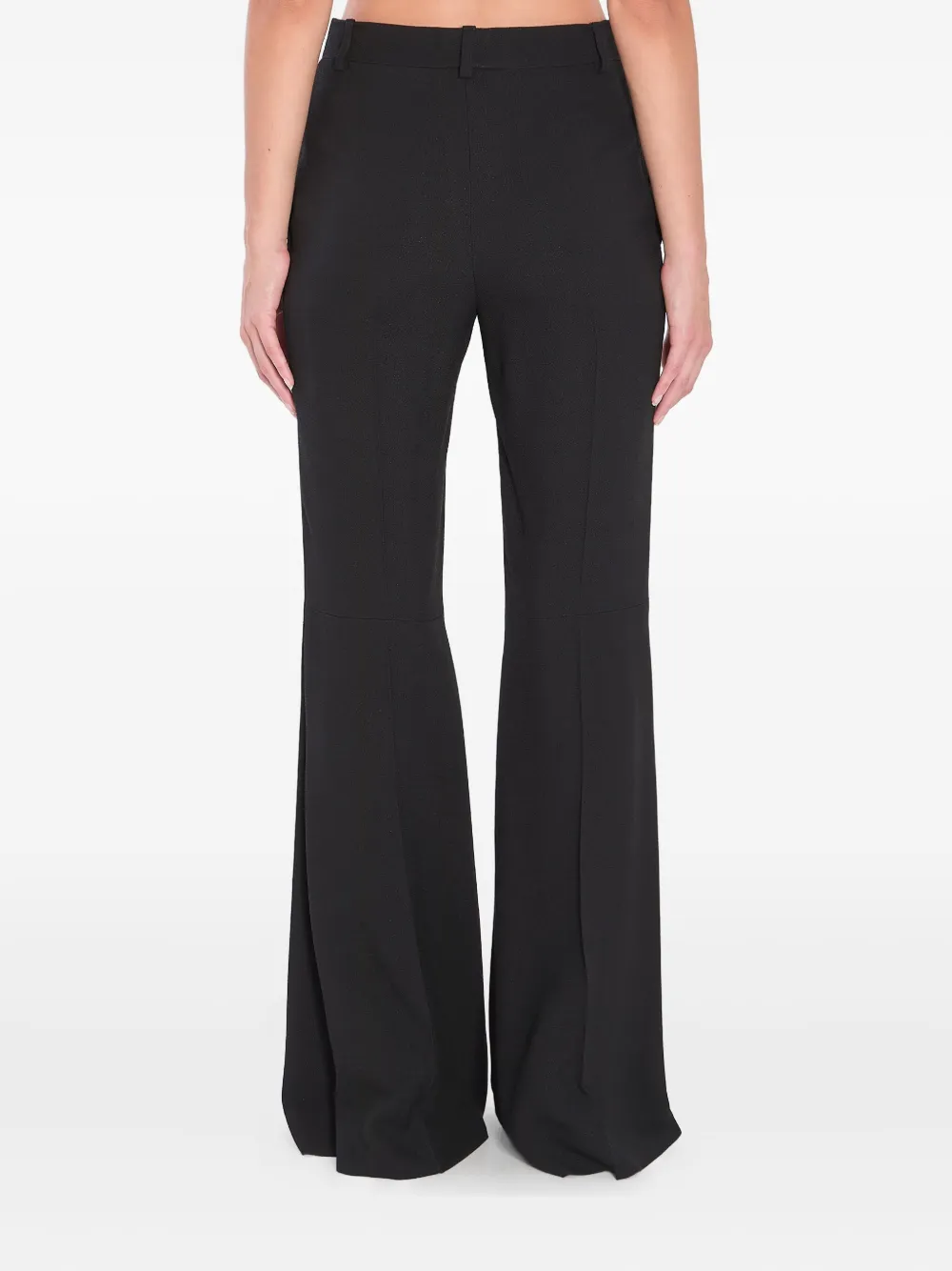 Balenciaga Katoenen flared broek Zwart