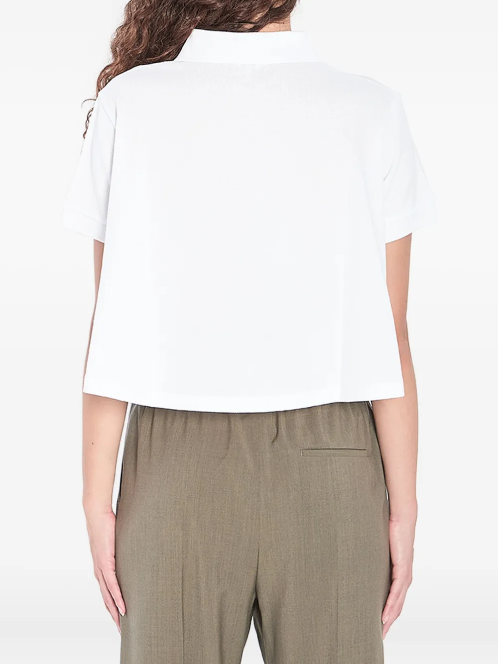LOEWE Poloshirt met geborduurd logo Wit