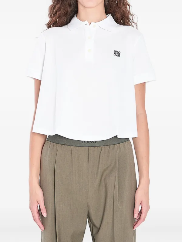 LOEWE ホワイト ポロシャツ