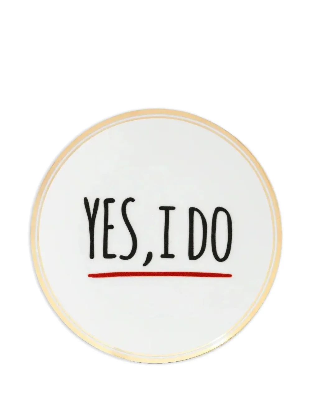 Bitossi Home Yes I Do plates (set of two) | White | Image 1