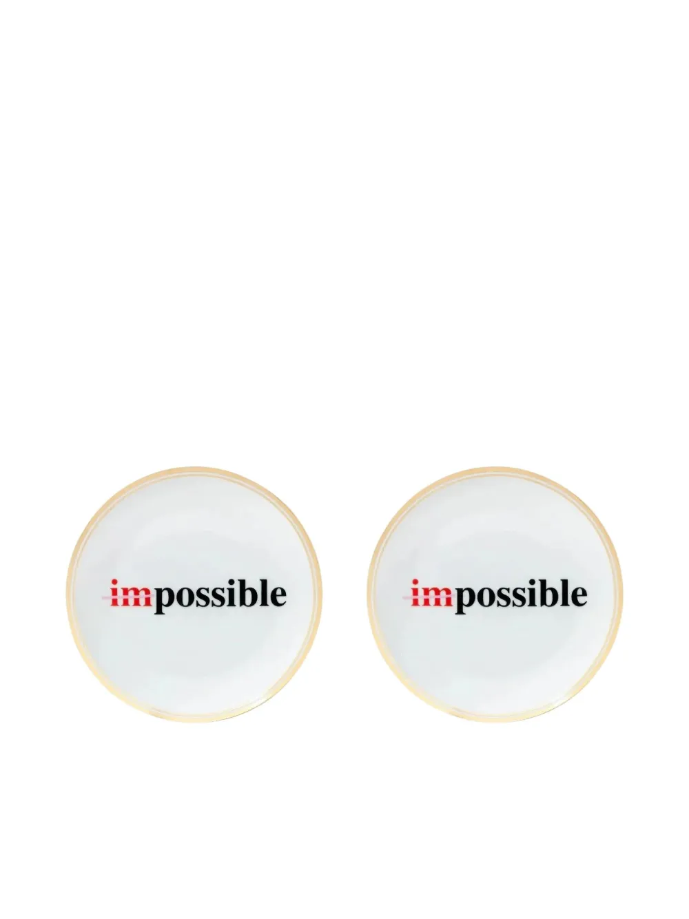 Bitossi Home Impossible plate (17cm) | White | Image 1