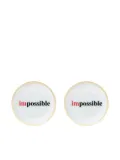 Bitossi Home Impossible plate (17cm) - White