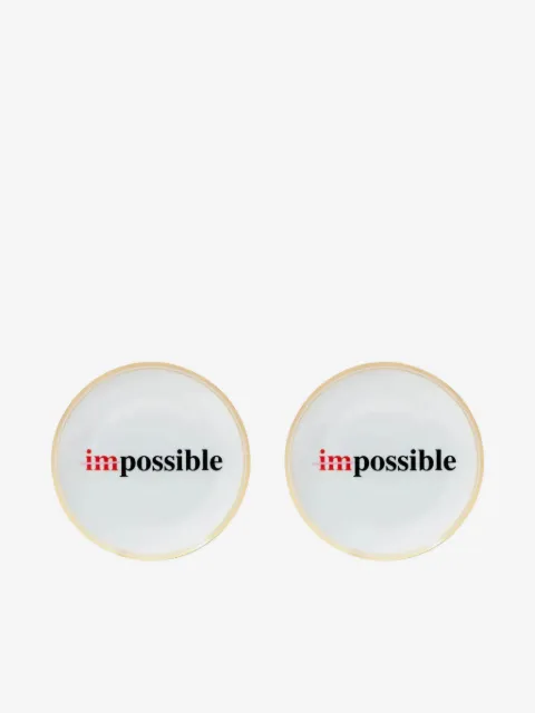 Bitossi Home plato Impossible de 17cm