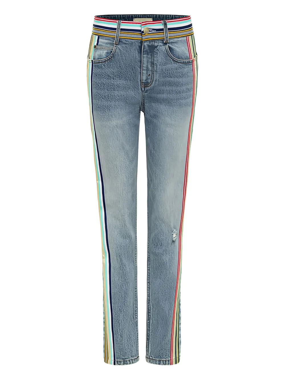 Hellessy Reece striped-panel jeans | Blue | Image 1