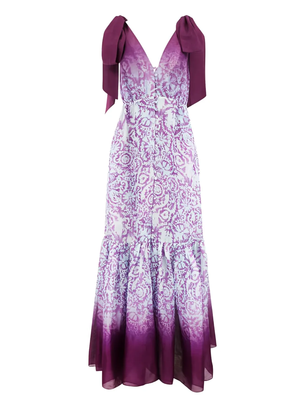 Christy Lynn Misha printed maxi dress | Purple | Image 1