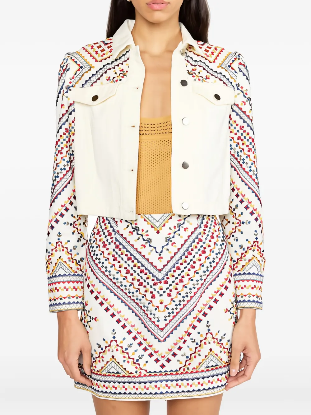 Christy Lynn Fenix embroidered denim jacket | Denim Jackets | Image 2