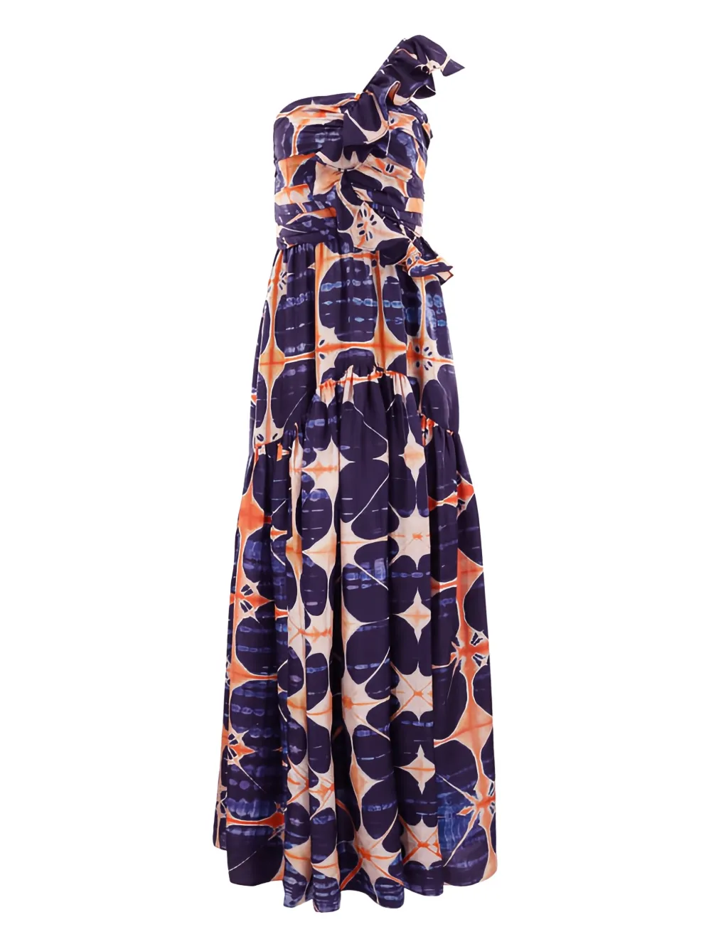 Ulla Johnson Valeria ruffle one-shoulder maxi dress | Blue | Image 1