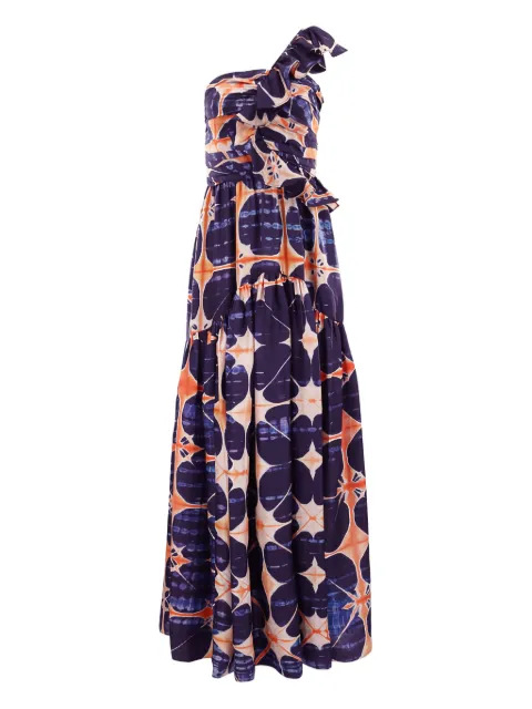 Ulla Johnson Valeria ruffle one-shoulder maxi dress