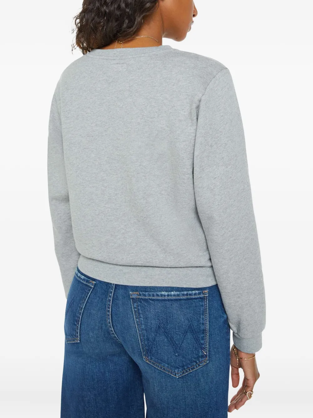 MOTHER Sweater met print Grijs