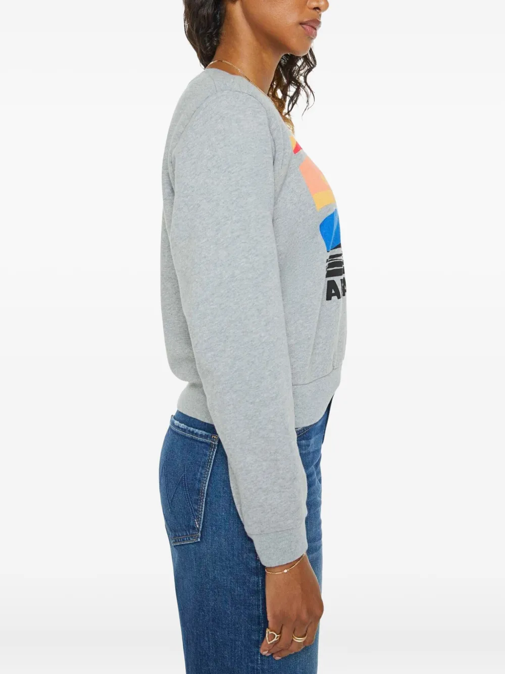 MOTHER Sweater met print Grijs