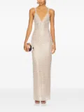 Bronx and Banco Allegra sequin-embellished maxi dress - Neutrals