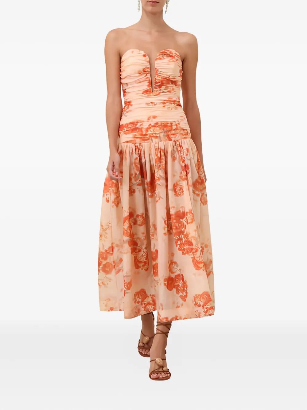 ZIMMERMANN Cascadian floral-print midi dress | Day Dresses | Image 2