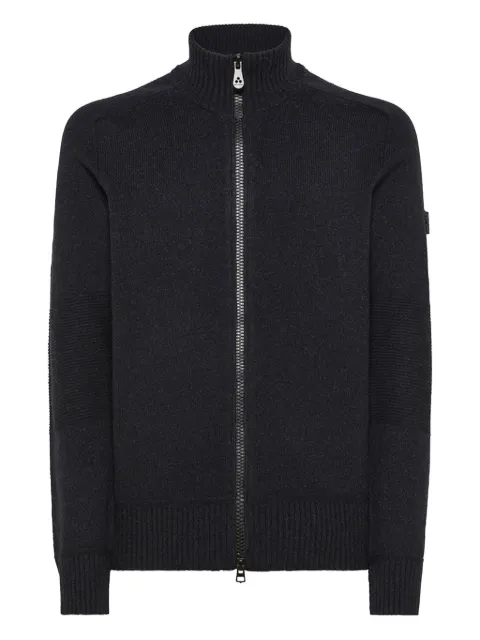 Peuterey ribbed zip-up cardigan