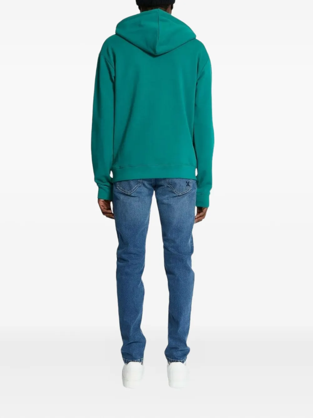 John Richmond Hoodie met print Groen