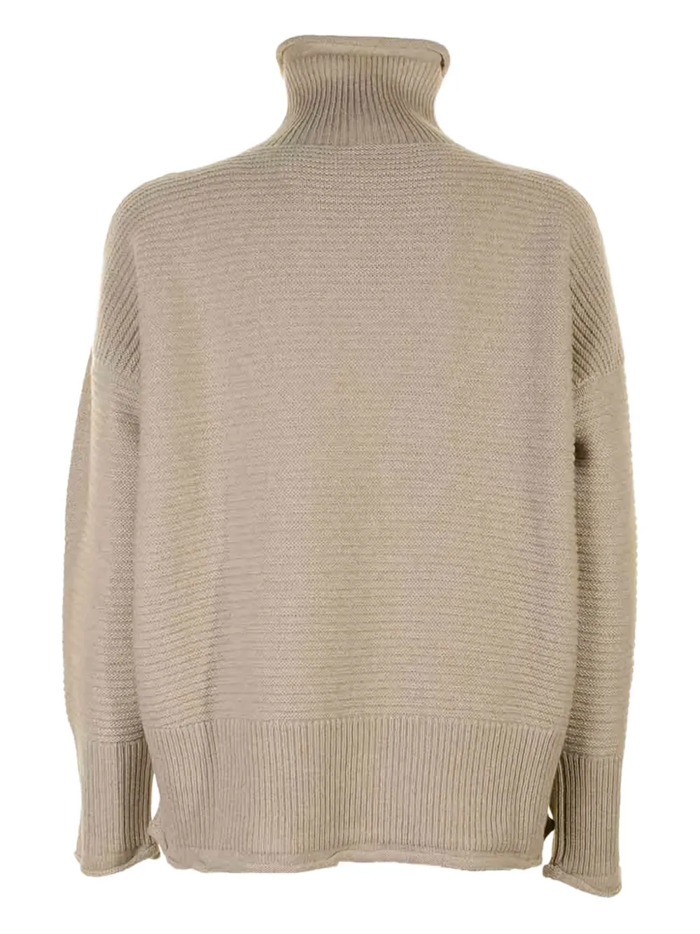 Eleventy Geribbelde coltrui Beige