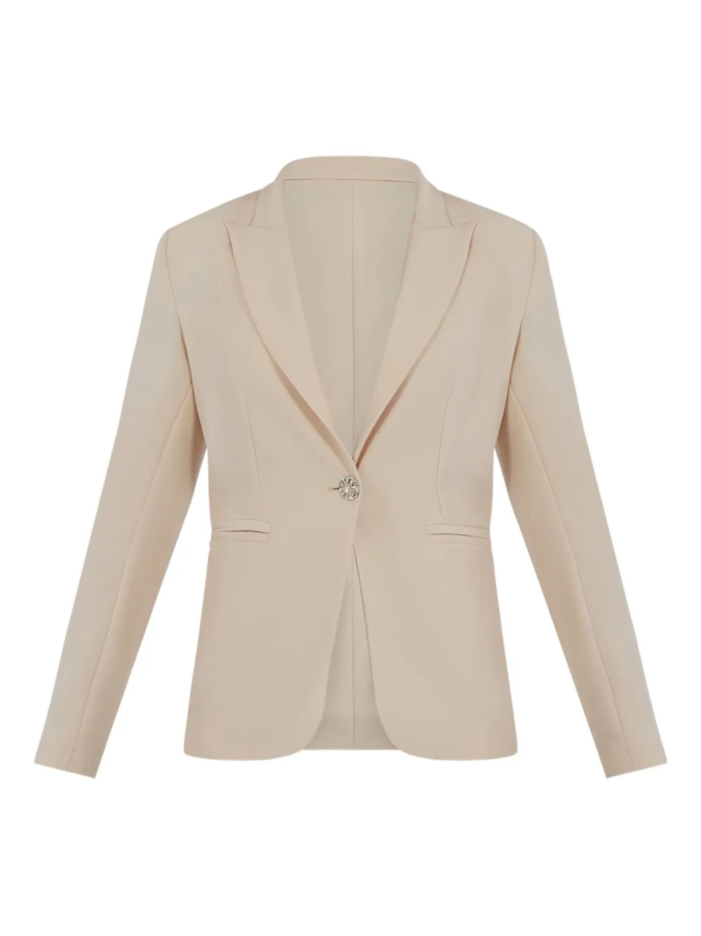 SIMONA CORSELLINI single-breasted blazer Beige