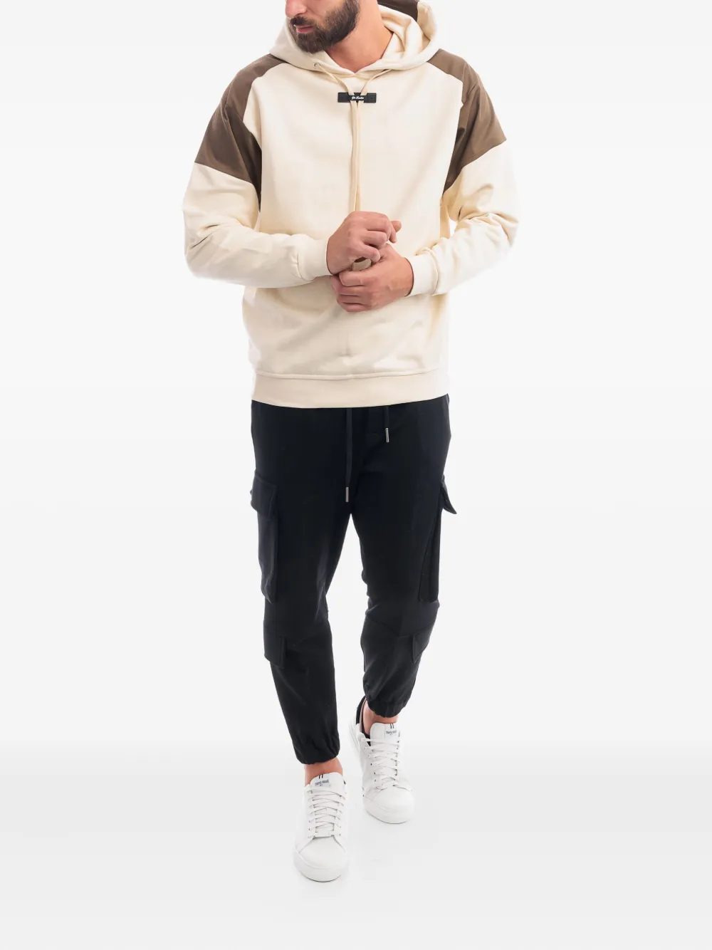 YES LONDON panelled hooded hoodie | Hoodies | Image 2