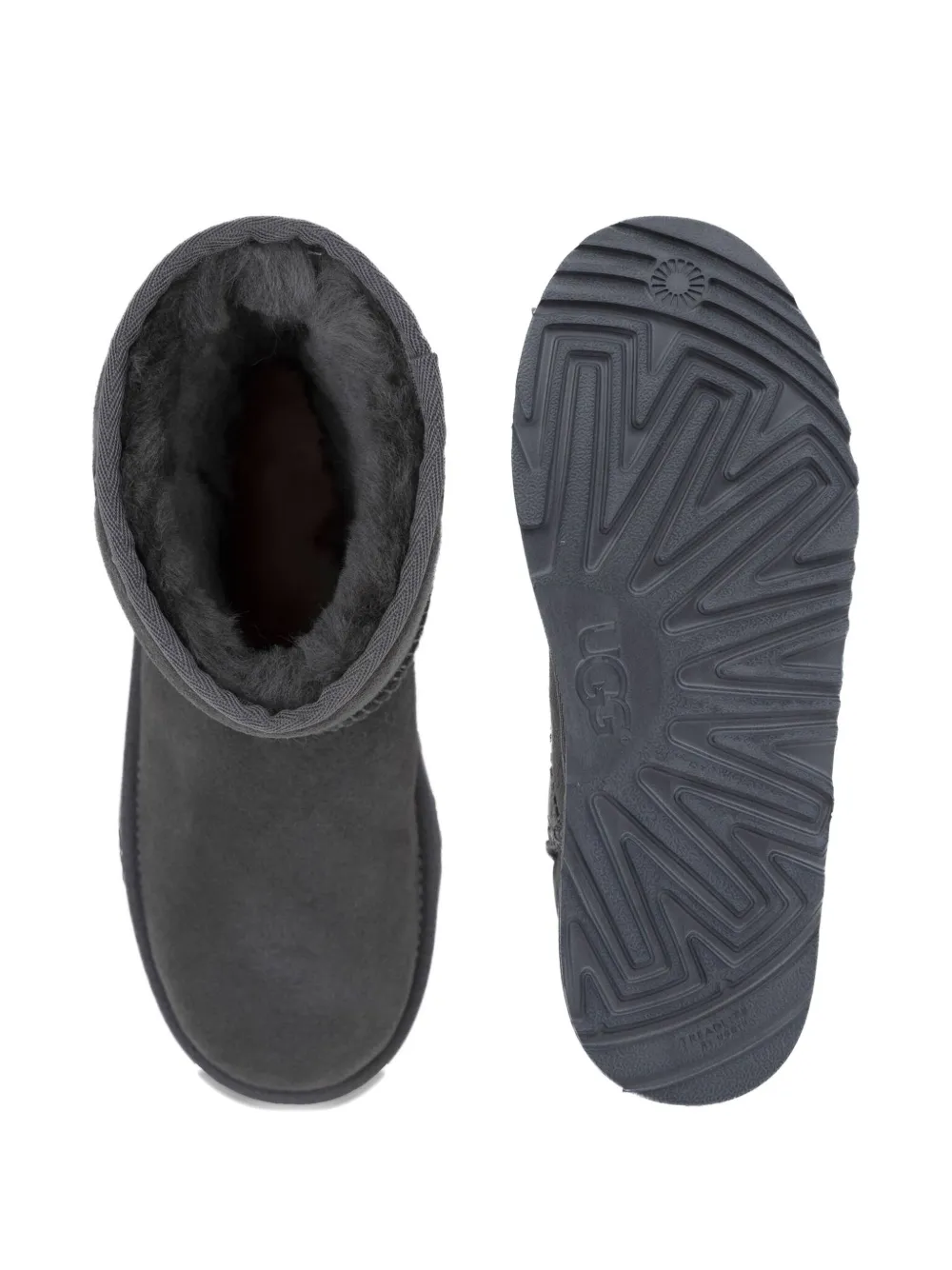 UGG leather shoes Grey