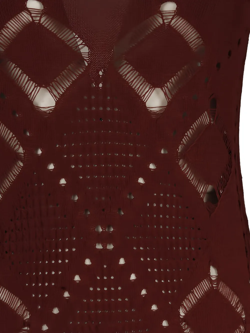  Akep Crochet-knit Maxi Dress - Brown 