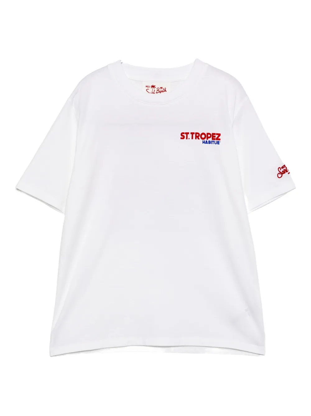 MC2 Saint Barth Kids logo-printed T-shirt - ホワイト MC2 Saint Barth Kids logo-printed T-shirt - ホワイト