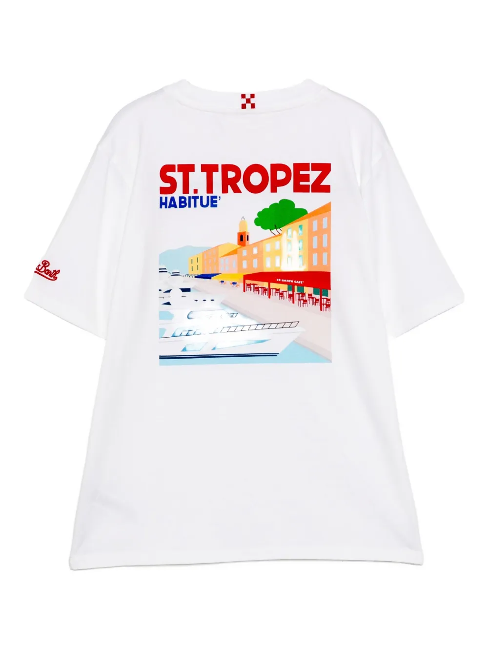 Mc2 Saint Barth Logo-printed T-shirt In White