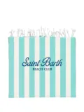 MC2 Saint Barth Kids striped beach towel - Blue