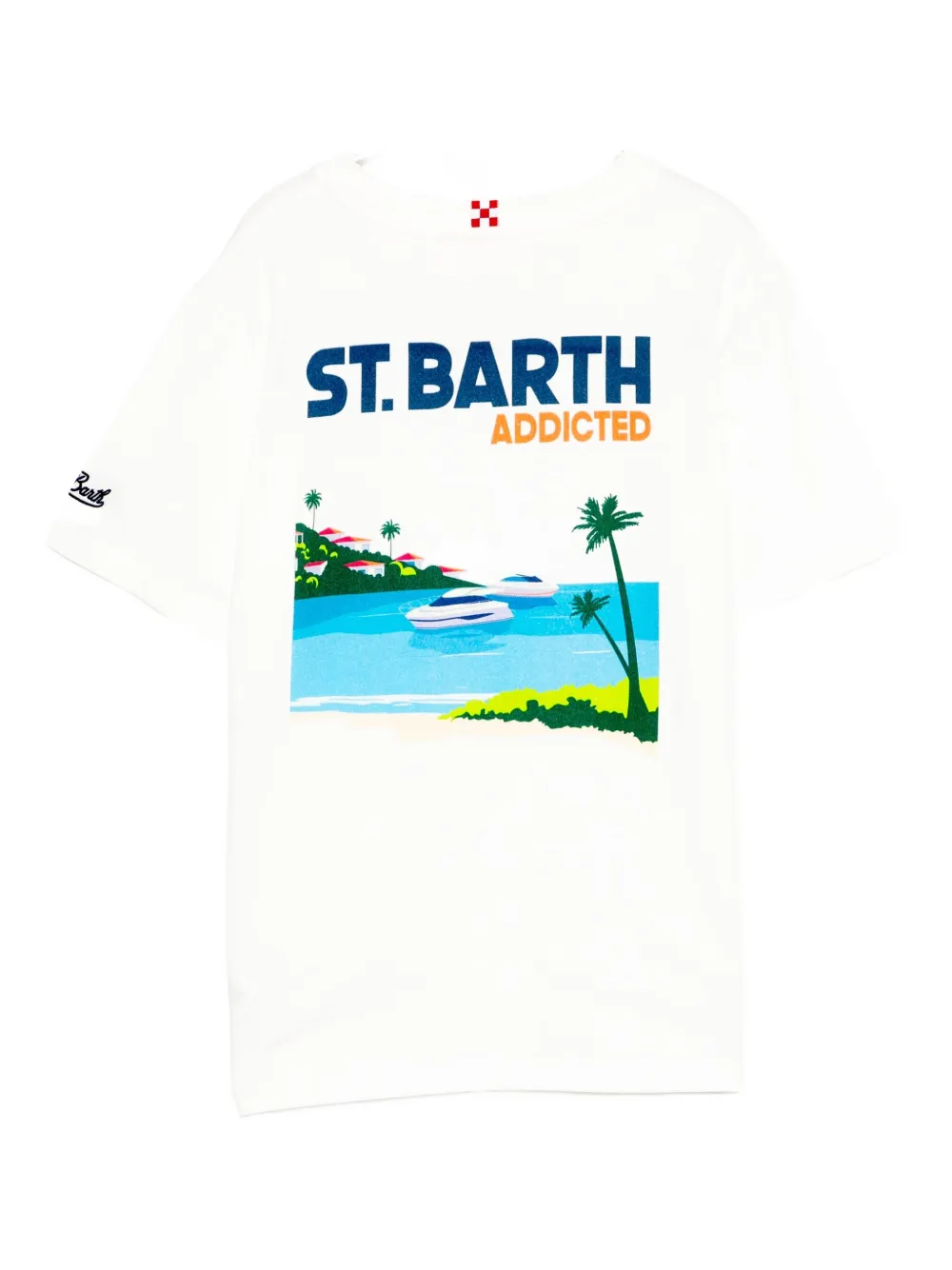 Mc2 Saint Barth St. Barth T-shirt In White
