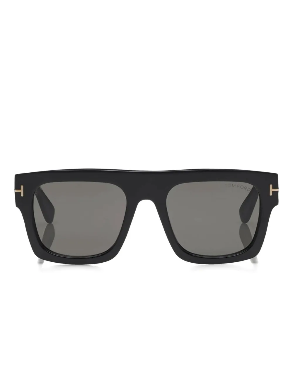 TOM FORD Eyewear FT071153 zonnebril met vierkant montuur Zwart