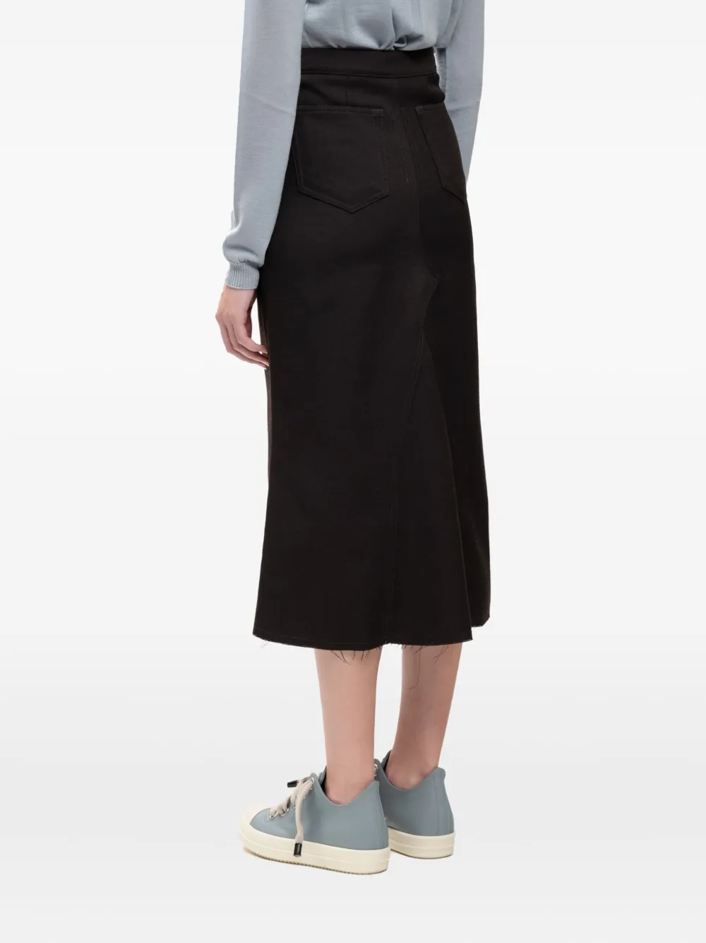 Rick Owens ゴデット ウールスカート | ブラック | FARFETCH JP