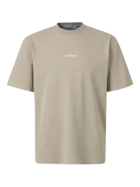 Stone Island logo-print circular-logo T-shirt